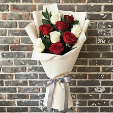 Букет цветов из:  Розы в Поселок опытного хозяйства Ермолино