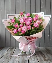 Букет Розовый кустик в Поселок опытного хозяйства Ермолино