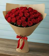 Букет Красные розы Милано в Поселок опытного хозяйства Ермолино