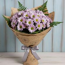 Букет цветов из:  Хризантемы #REPLACE_PRED# Поселок опытного хозяйства Ермолино