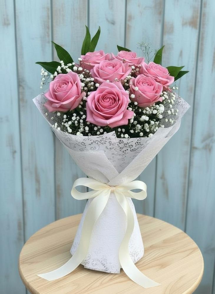 Букет цветов из: Розы в Поселок опытного хозяйства Ермолино