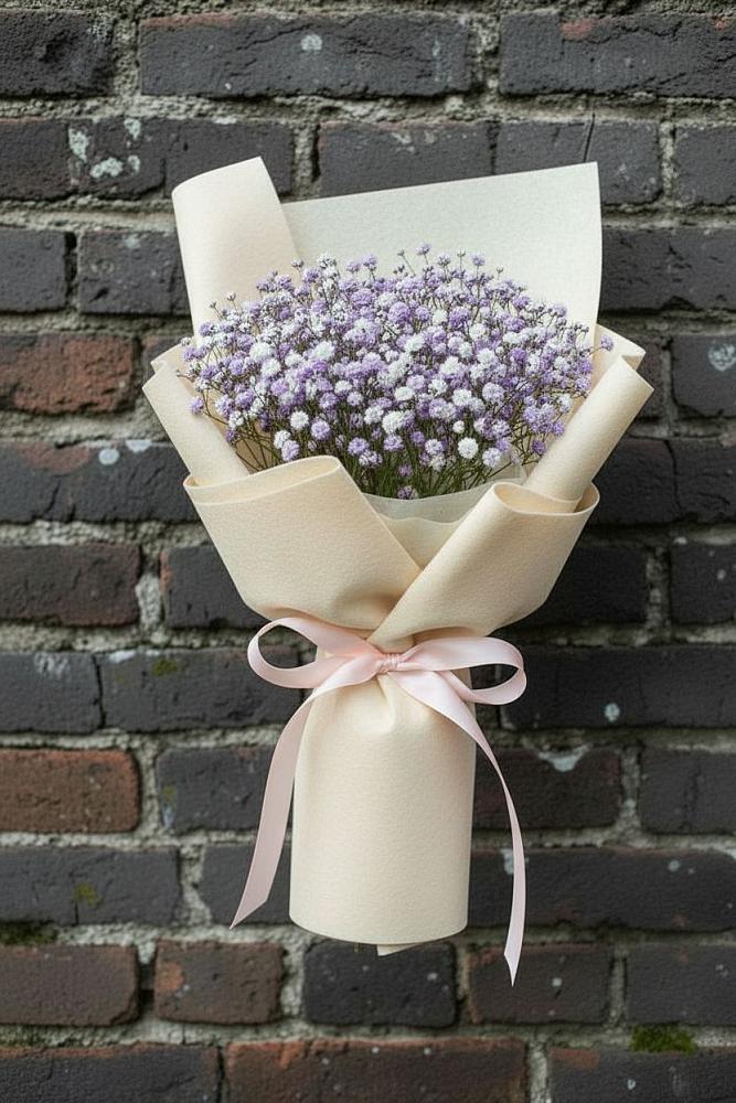 Букет цветов из: Гипсофила в Поселок опытного хозяйства Ермолино