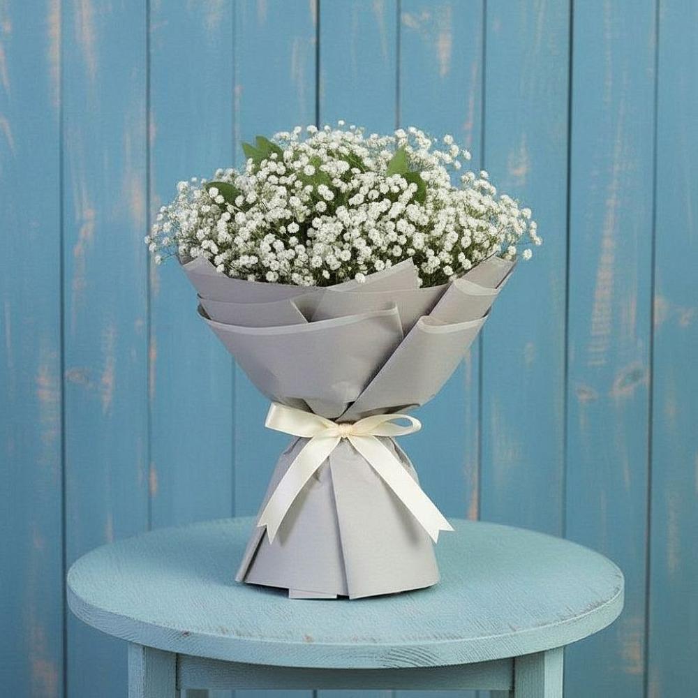 Букет цветов из: Гипсофила в Поселок опытного хозяйства Ермолино