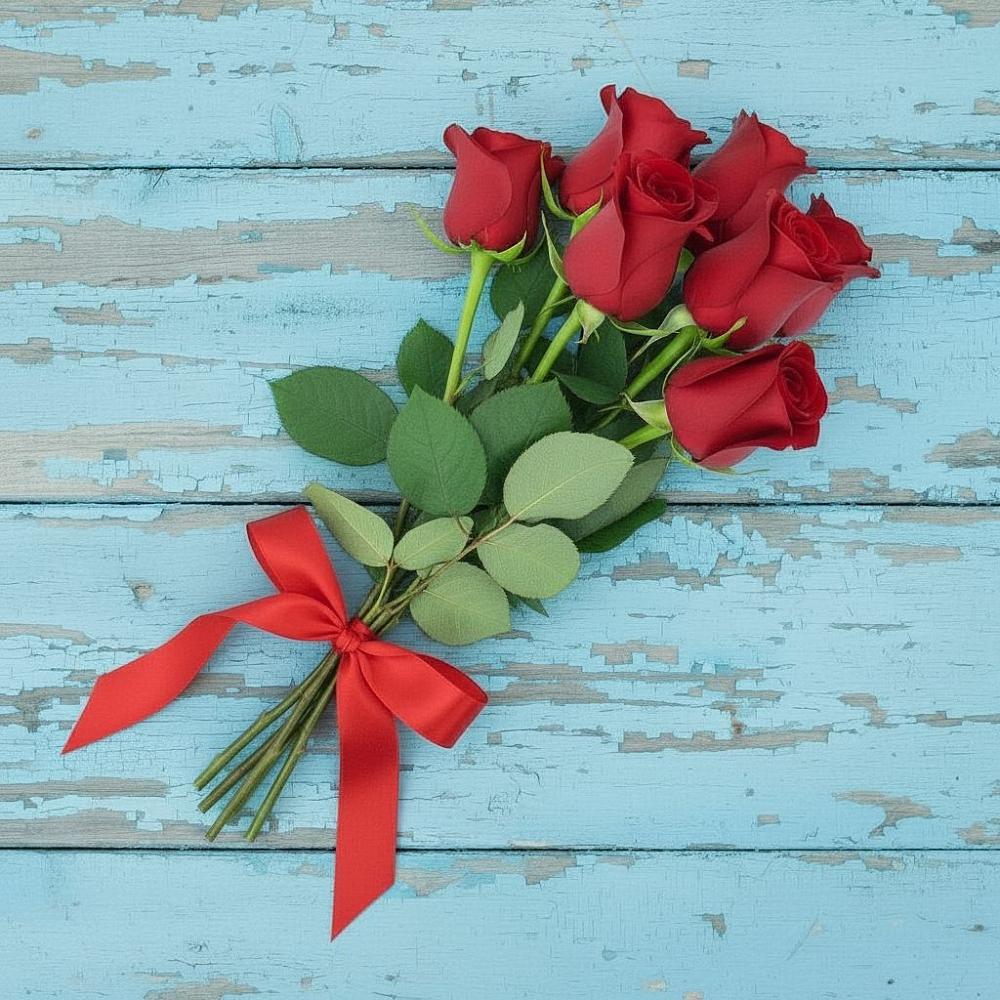 Букет Красные розы в Поселок опытного хозяйства Ермолино
