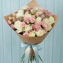 Букет цветов из:  Розы в Поселок опытного хозяйства Ермолино