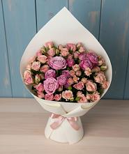 Букет цветов из:  Розы в Поселок опытного хозяйства Ермолино